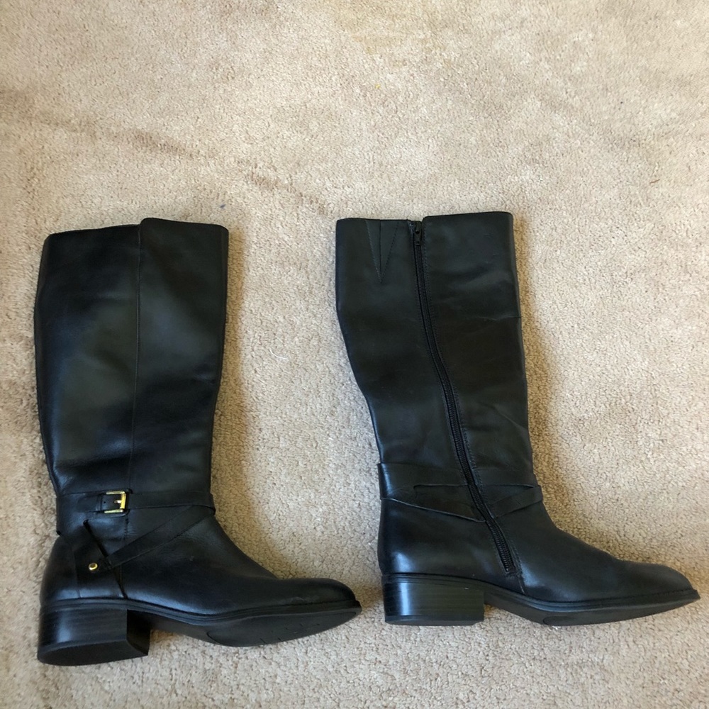 Ralph Lauren Tall Black Boots